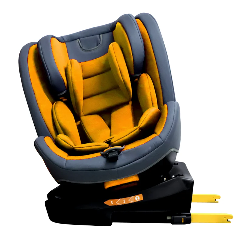 Customized Logo and Brand china OEM design 360 spinning rotational car baby safety seat for kids 0 - 12 years with ISOFIX
