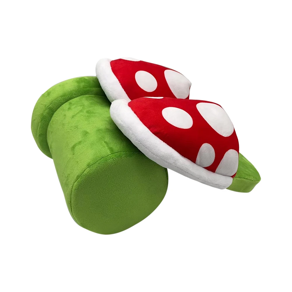 Piranha Flower Personalized Plush Slippers Unisex Winter Cartoon Creative Plush Mushroom Custom Plush Slipper