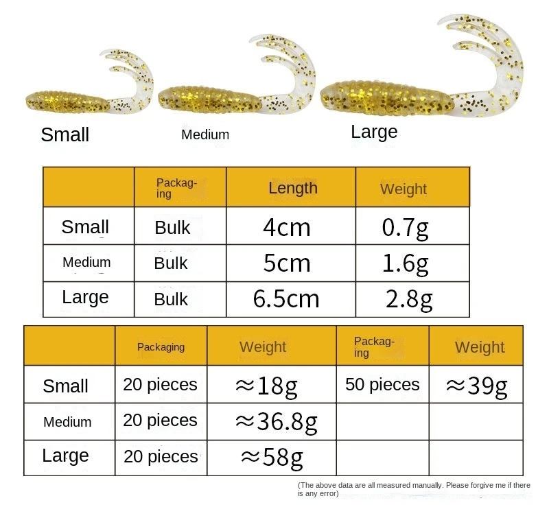 Soft Bait Elf Tail Fishing Lures 4cm 5cm 6.5cm Artificial Silicone Wobblers Worm Grubs Isca Pesca Fishing Tackle