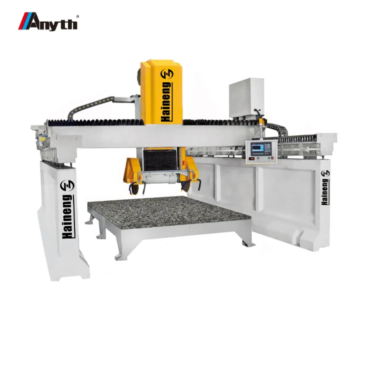 Diy Curve CNC Router Automatic Stone Edge Profile Double Beam Marble Granite Profiling Cutting Machine