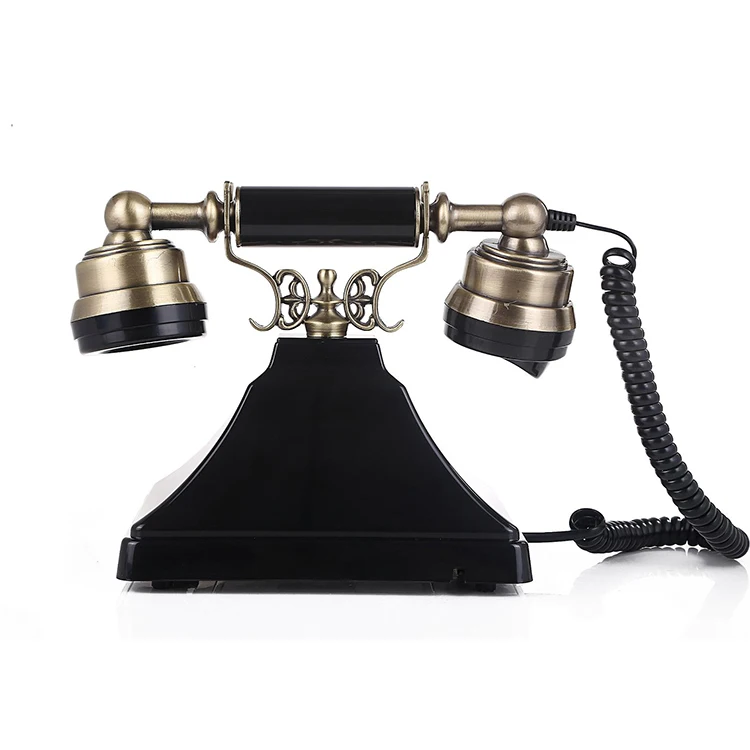 Home Decor Vintage Telephone Rotary Dial Corded Phone