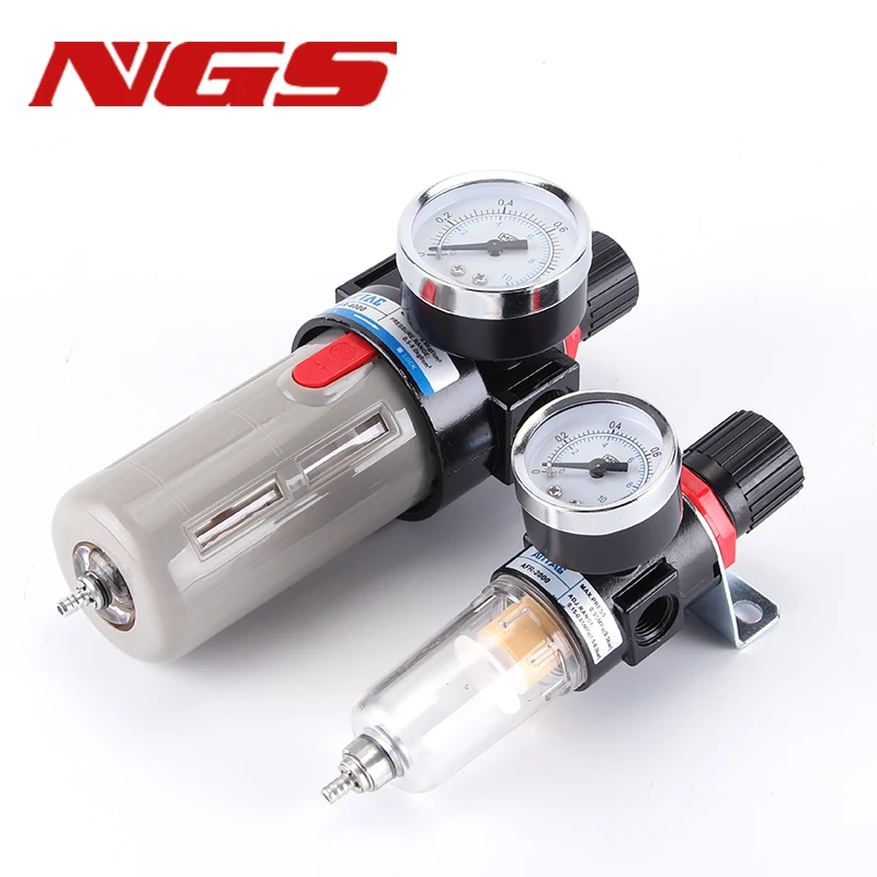 AFR/BFR Pneumatic Source Treatment Unit AFR2000 BFR3000 BFR4000 Air Filter Pressure Regulator Oil Water Separator 0.1mpa to 1mpa