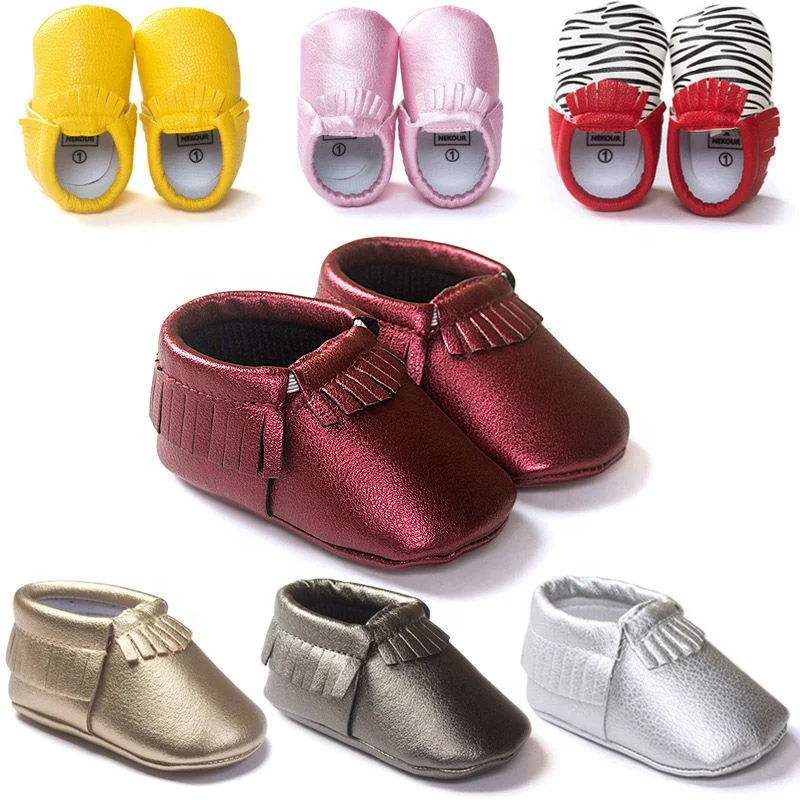 
Girls shoes newborn baby soft sole leather shoes Newborn baby slippers 