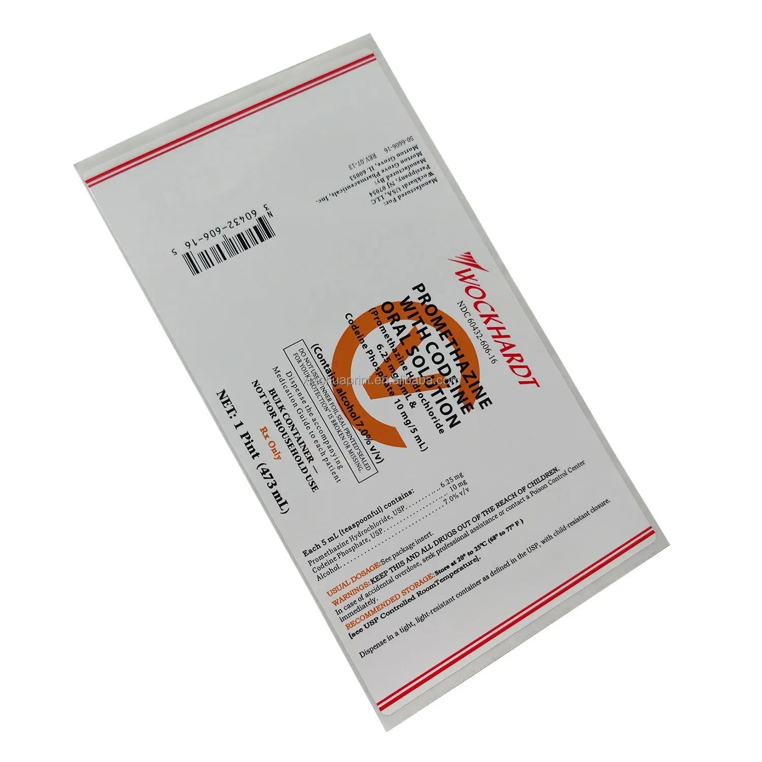 new hi-tech wockhardt 473 pai 8oz qr code 2023 bottles with seal etiketten 500ml tris hustens aft labels