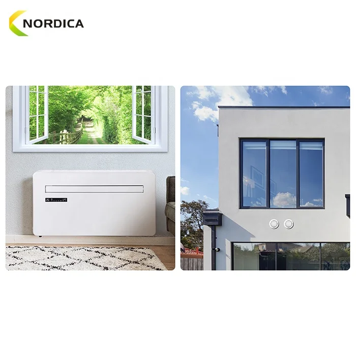 No outdoor unit air conditioner energy saving monoblock air conditioner 10000btu with Wifi control