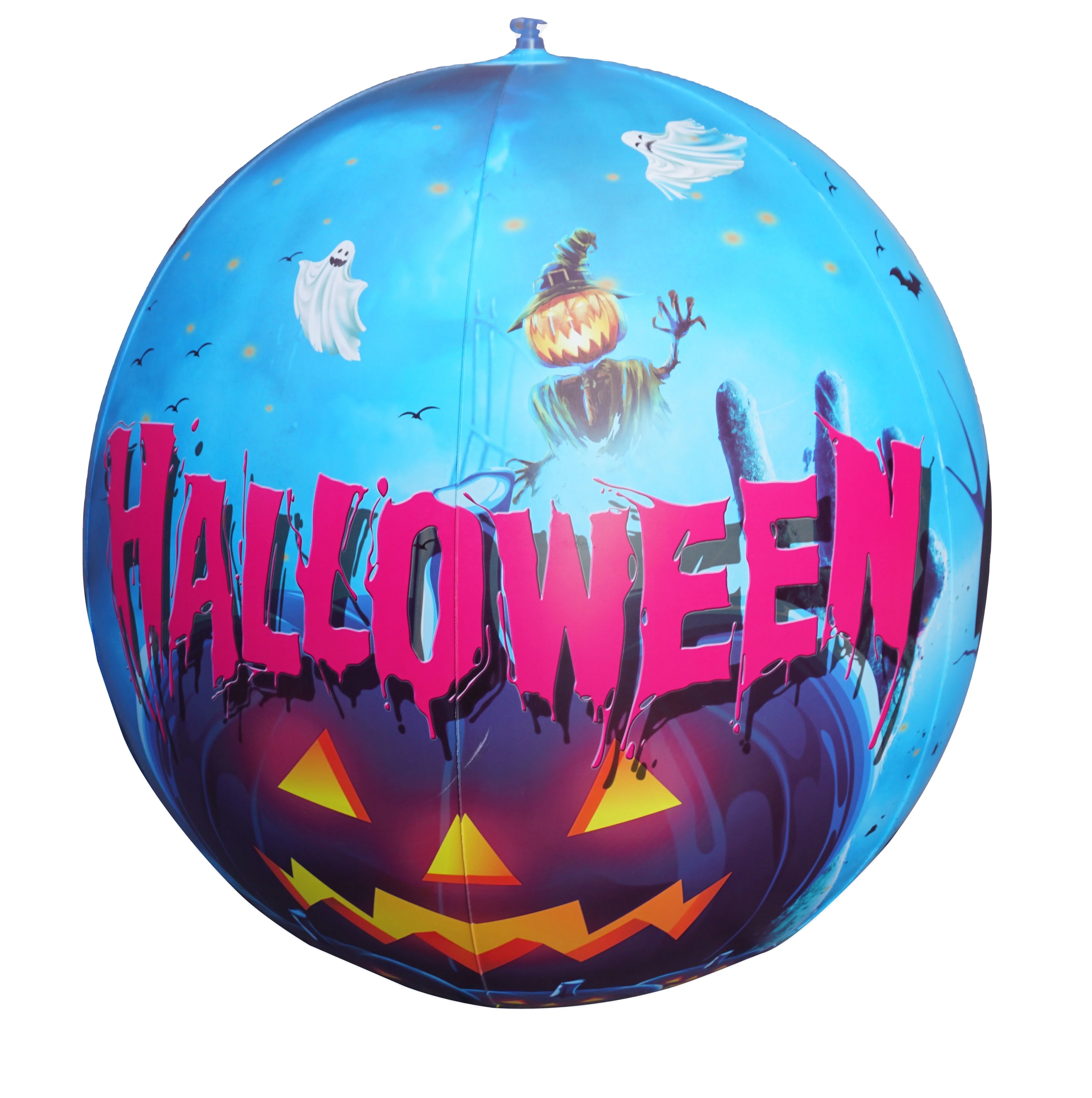 Halloween balloon Scary pumpkin premium PVC halloween party decorations Led Balloon