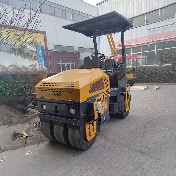 Good Price FURD 3 Ton Vibratory Pneumatic Rubber Tire Roller