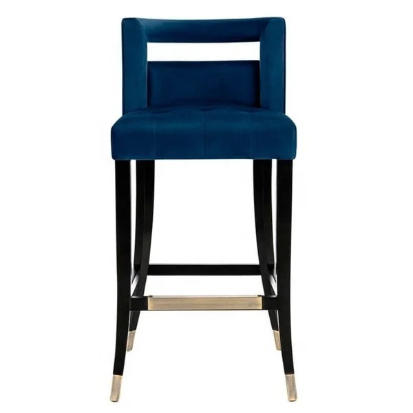 American modern design wooden industrial bar stool chair
