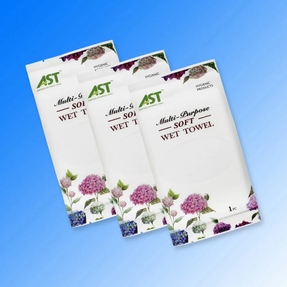 Увлажняющее Хлопковое полотенце, индивидуально завернутое