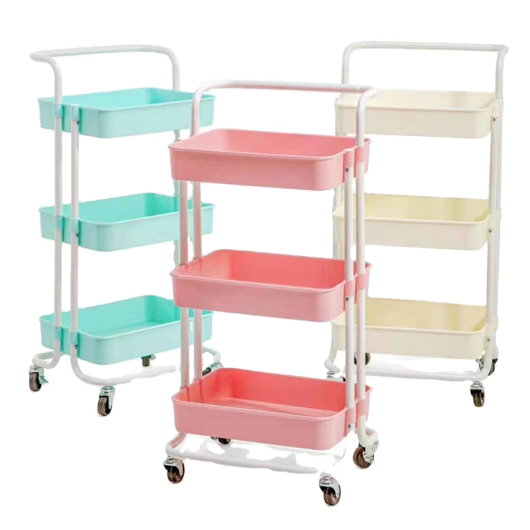 direct factory supply commodity folding shelf cart bookshelf wheels supporter shelving  cart