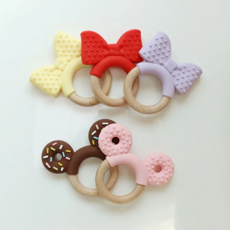 NEW ARRIVAL latest designs cute silicone teething toys food grade baby soothing cartoon silicone teethers