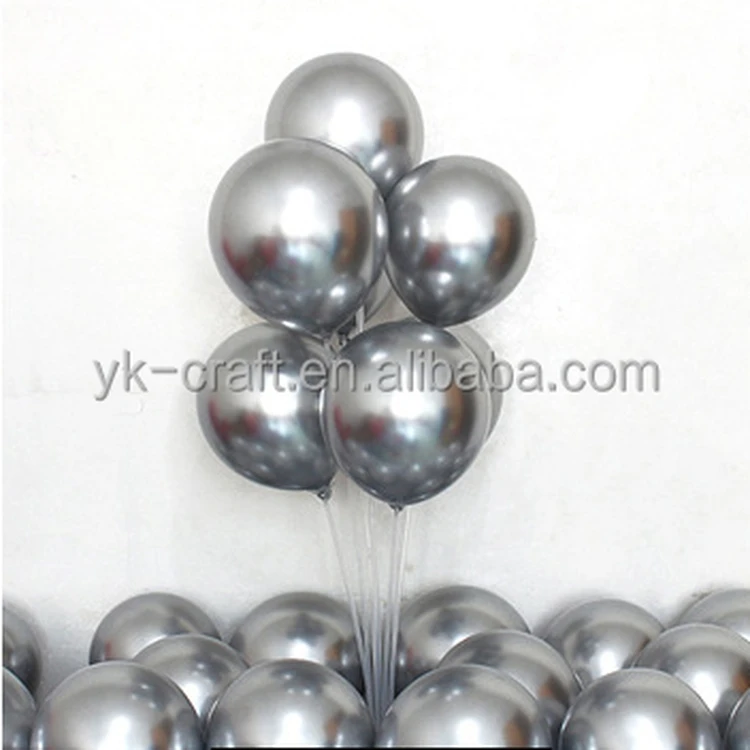 50 Pieces Of Mixed Color Chrome-Plated Metal Spheres Cheap Helium Balloons Party Festival Wedding Decoration Latex Balloons