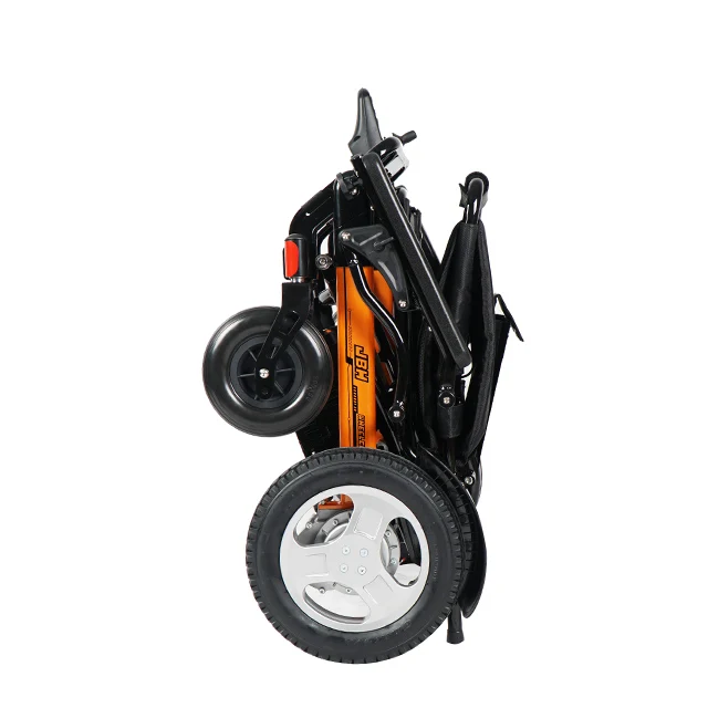 12 inches solid tyres 250w motor aluminum alloy frame portable foldable lightweight power wheelchair for Europe market