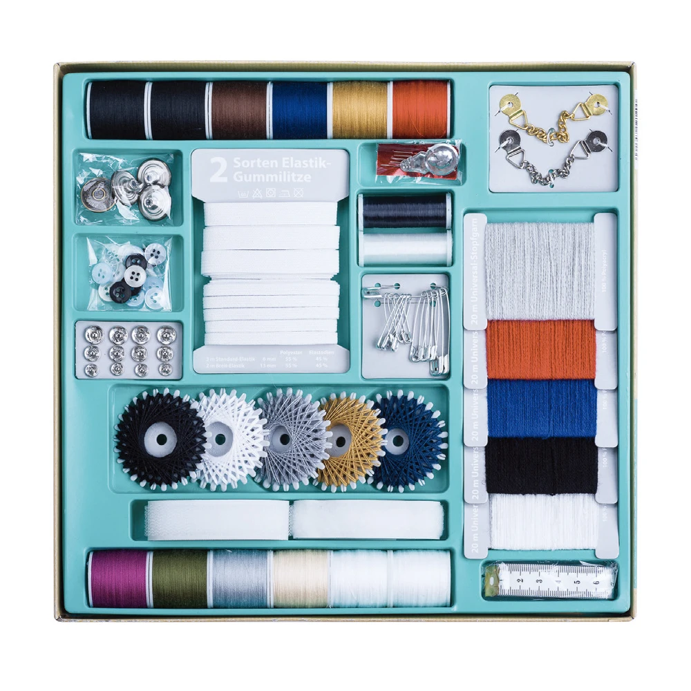 Hot Selling Novelty Needle Tape Measure Scissors Thread Sewing Kit