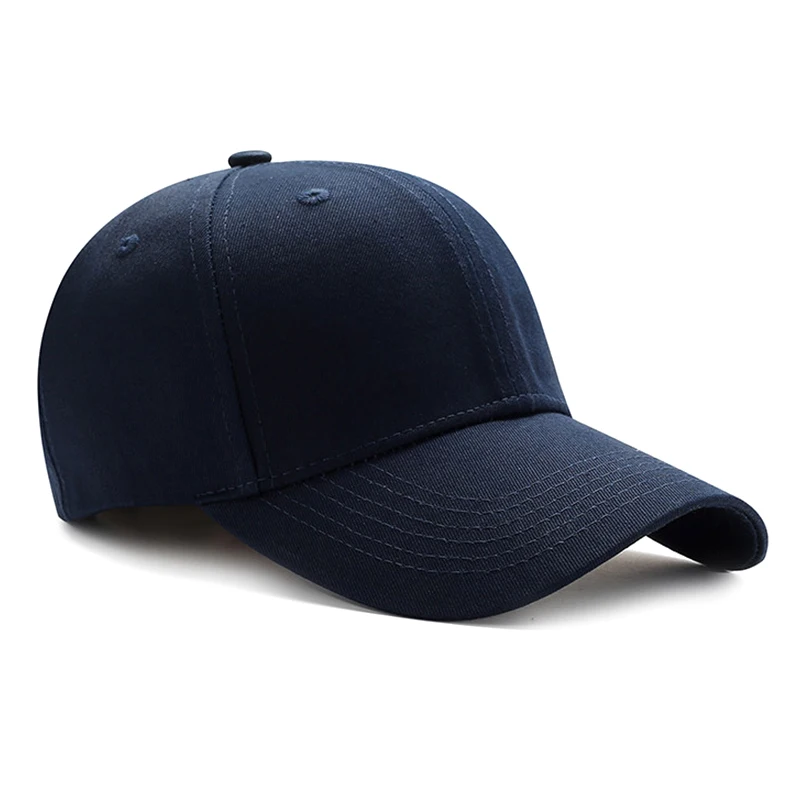 BSBH High Quality Sports Cap 100% Cotton Ball Cap Custom Logo Navy Blue Embroidered Logo Custom Baseball Cap