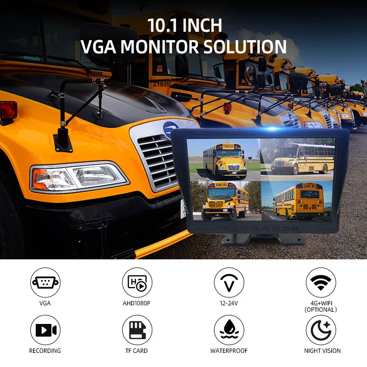 4CH 10 1 'грузовик 1080P 4G Wifi автомобильная система безопасности Dash 4 Camara Para Auto MDVR Мобильный DVR камера для автобуса