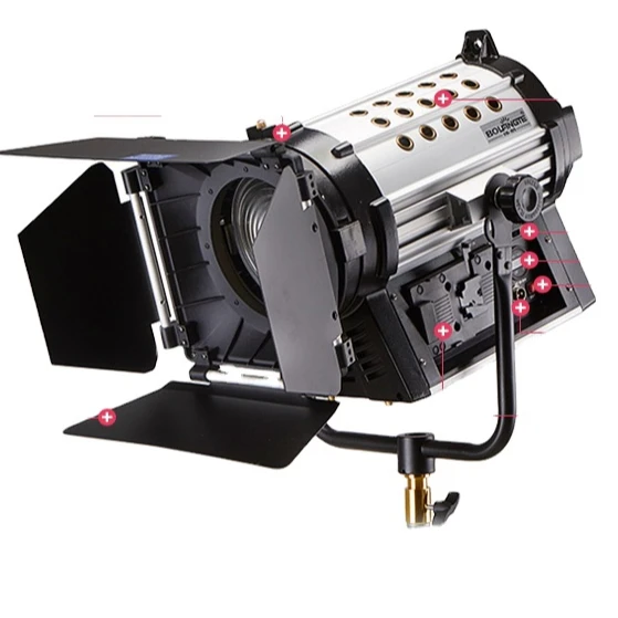 
200W LED CR-2000ES portable led video light photography equipment photo studio light 200w fresnel light 