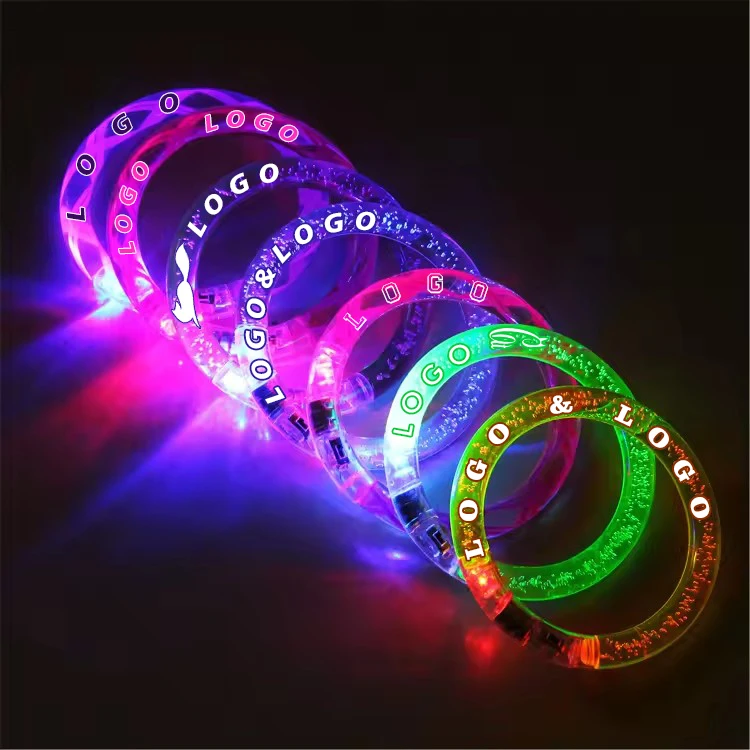 Nicro Neon Party Supplies Children Favors Flashing Light Up Glowing LED Accessory Creative Luminous Led Bracelet