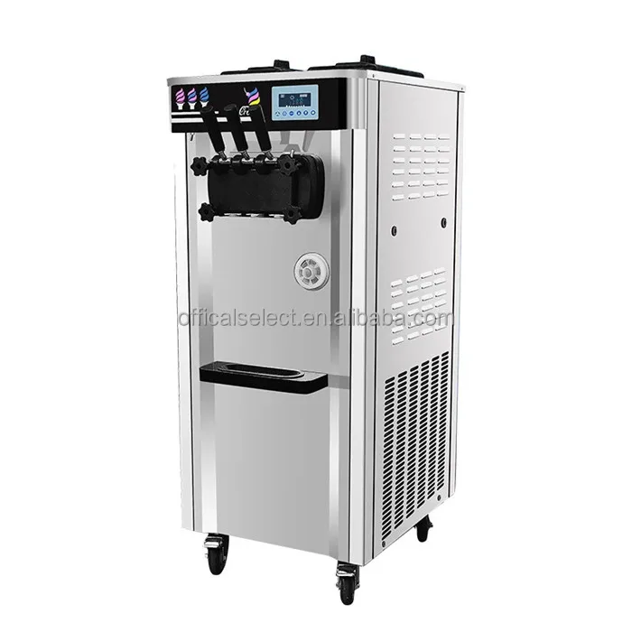 Commercial 3 Flavor Soft Ice Cream Machine For Sale