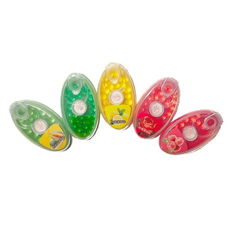 Seamless technology soft gel mint candy long lasting fresh breath pearl with no sugar no alcohol sugar free liquid mint balls