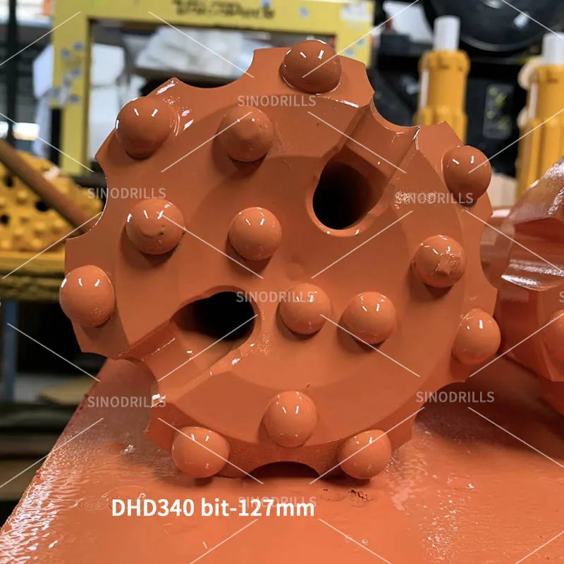 DHD340 DTH Bit 4Inch 108mm High Air Pressure Water Well Drilling DTH Hammer Drill Bit