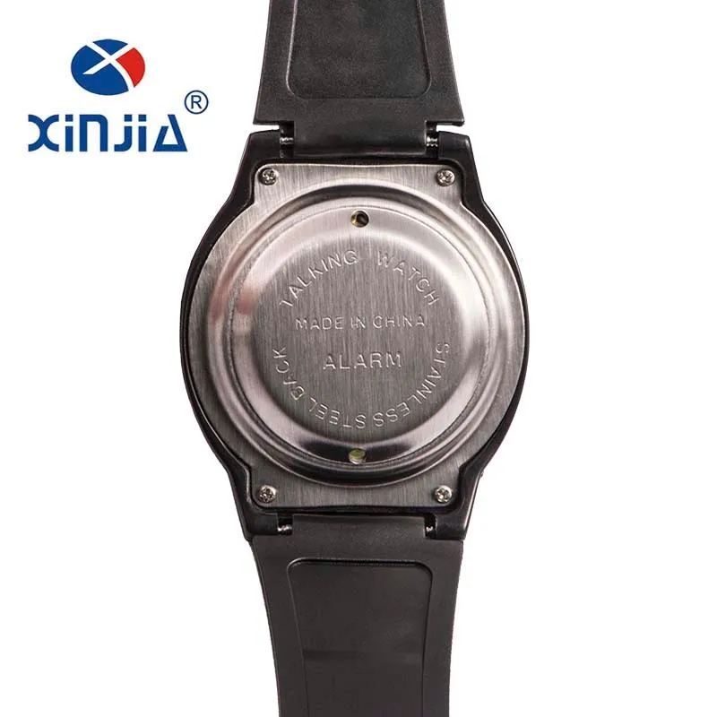 Говорящие часы от бренда XINJIA мужские женские Детские повседневные цифровые говорящие для пожилых людей с диагностикой зрения итальянские арабские русские