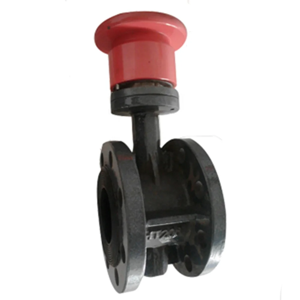 
PN 16 Cast Iron Wafer Type Air Ducting Butterfly Valve Manual Butterfly Valve 
