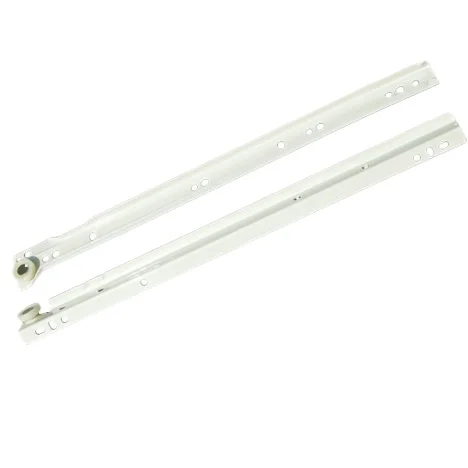 FGV мягкий закрывающий выдвижной направляющий рельс с белым нейлоновым колесом