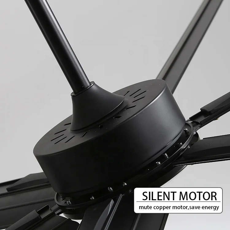 OEM ODM ceiling fan 220v 5 fan speed inverter motor large industrial ceiling fans with long down rod