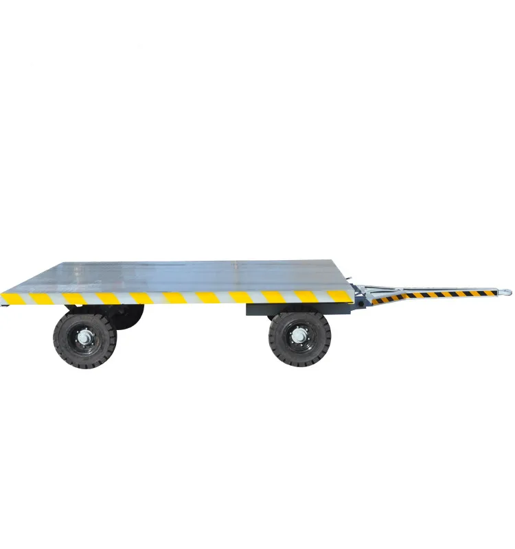 40ft industrial drawbar flatbed trailer dolly trailers towed by powered equipment