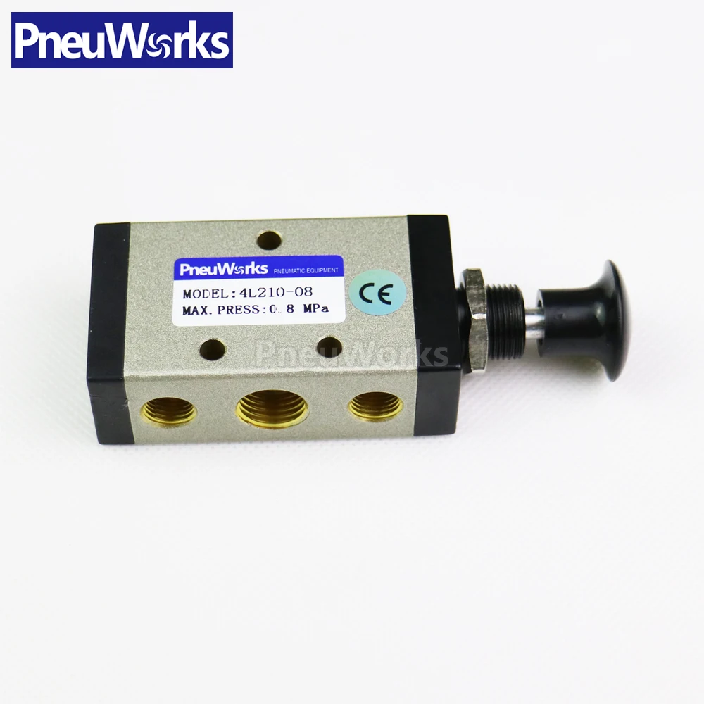 Пневматический нажимной клапан серии 4L 5/2 Way
