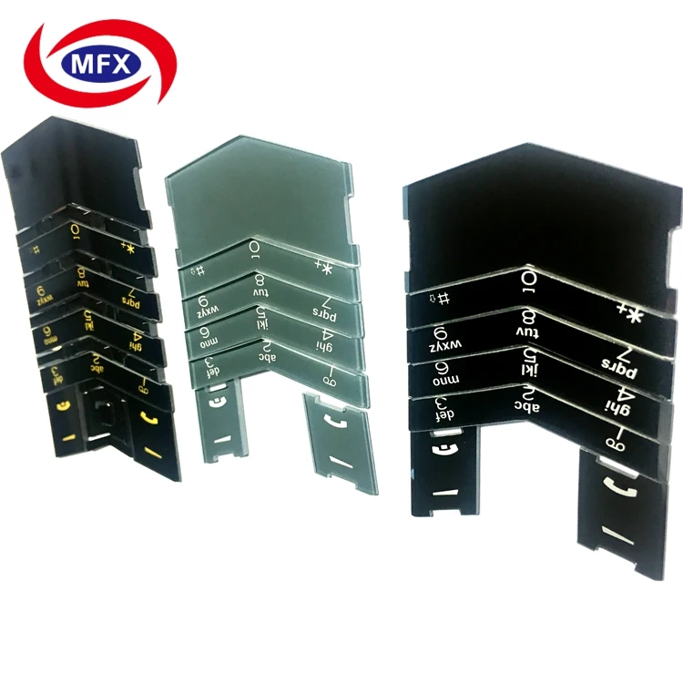 
China Manufacturer Keyboard Phone Sapphire Glass Keypads 