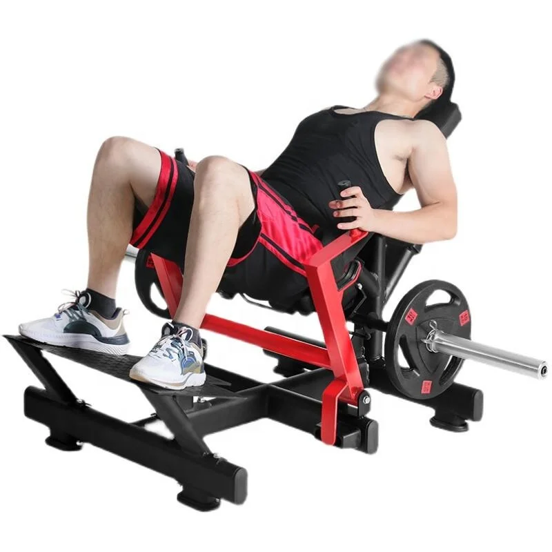 Sport Fitness Equipment Gym Hip Lift Hip Thrust Plate Loaded Gym Equipment Glute Drive Machine