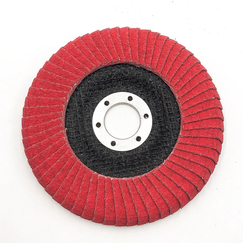 Abrasive Tools 115mm Curved Flap Disc Ceramic Curved Flap Discs For Grinding On Fillet Welds