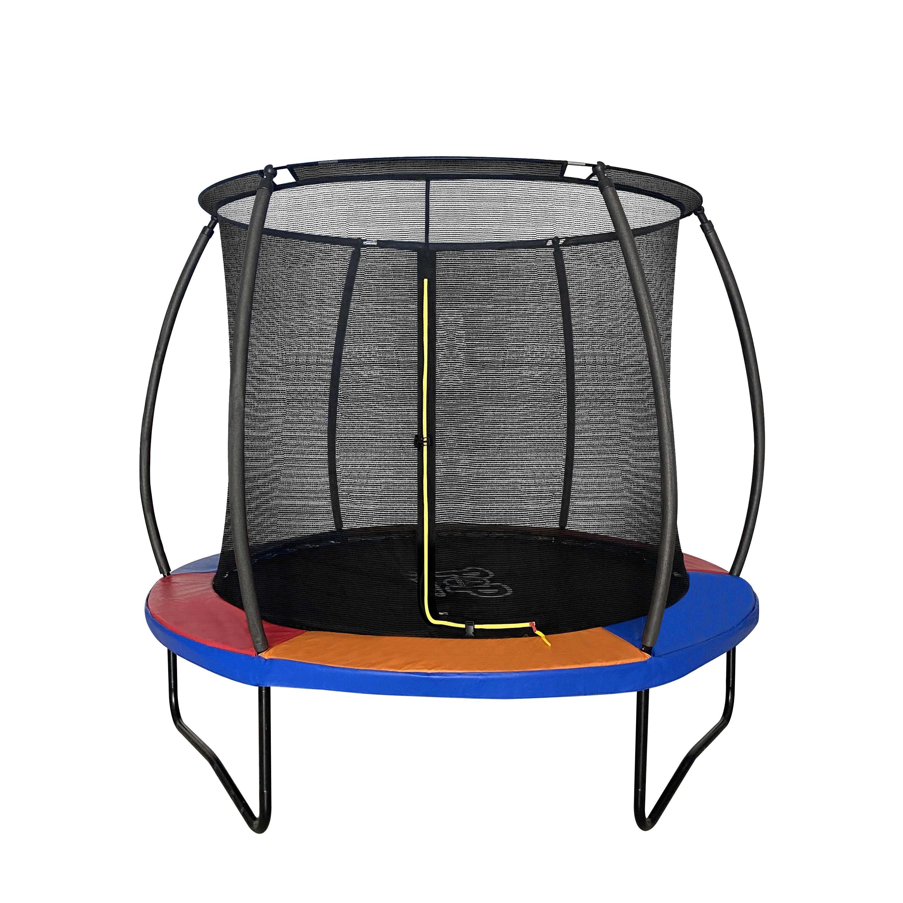 Батуты с сеткой для прыжков и баскетбольным обручем безопасный уличный трамплин детей взрослых на заднем