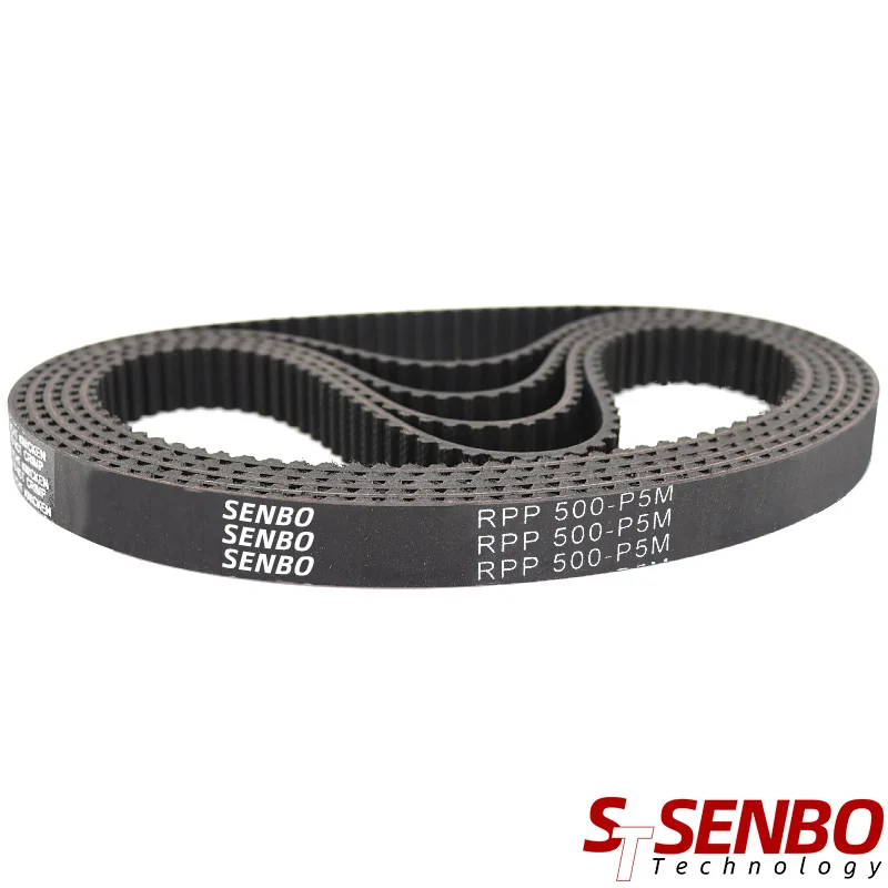 Black Rubber Endless Timing Drive Belt for Power Transmission