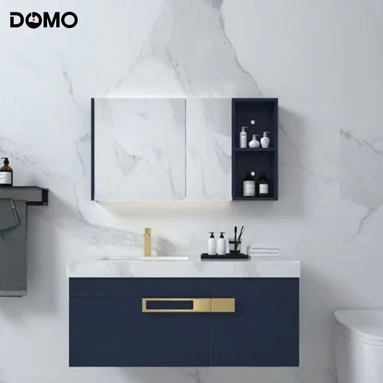 Оптовая продажа классические настенные деревянные столики для ванной комнаты плавающее светодиодное зеркало