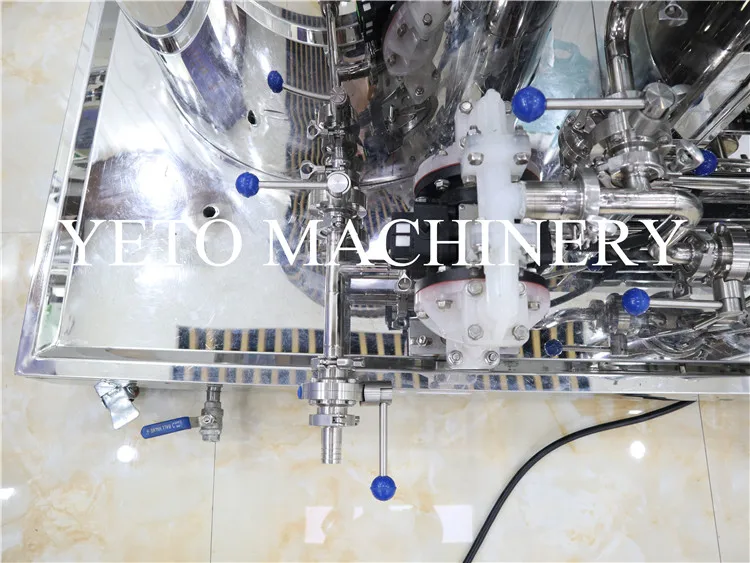 Yeto perfume machine stainless steel pneumatic mixer filter equipment perfume fragrance oil freezing making machine price