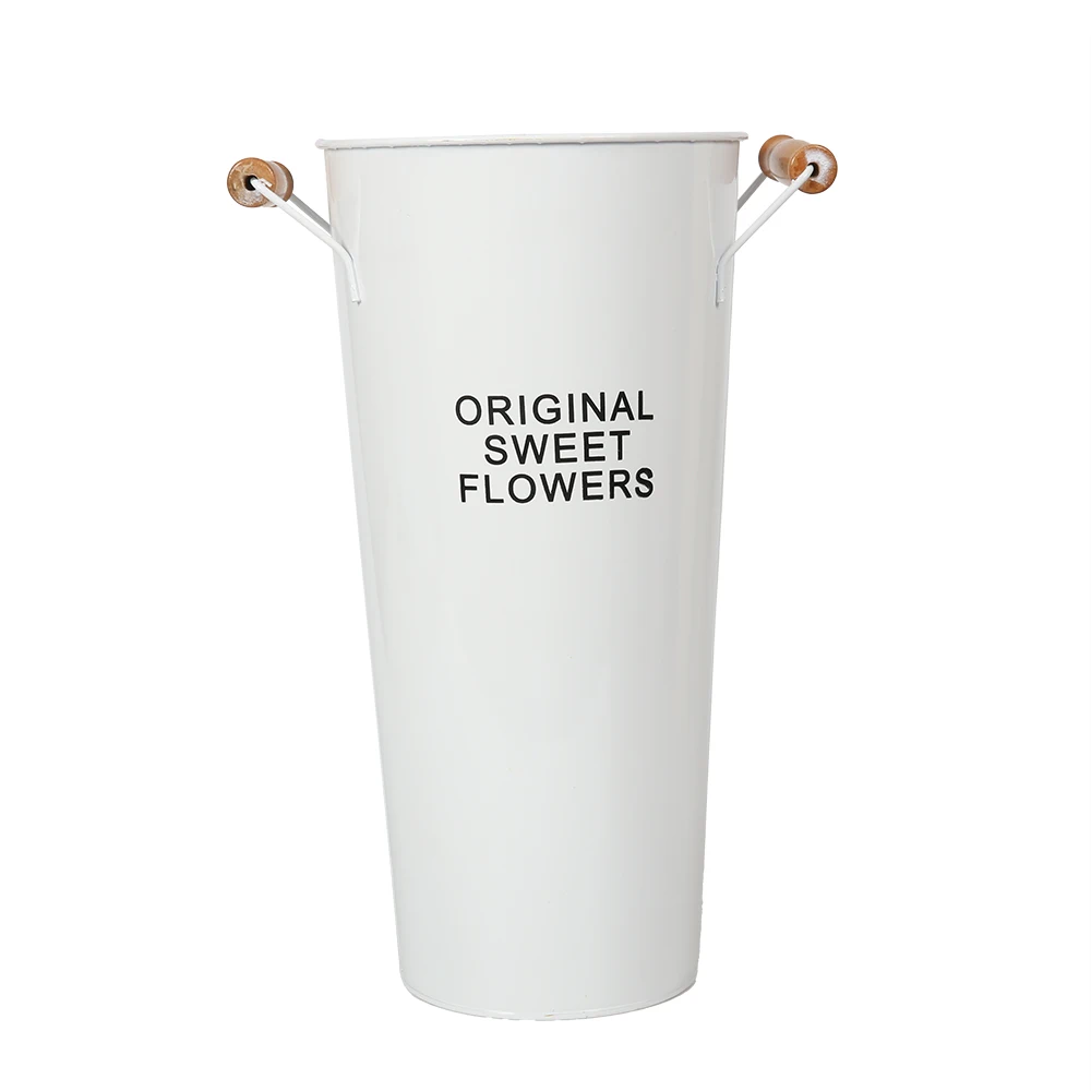 direct sale vertical metal ice bucket Flower Bucket home decoration dutch flower bucket flower