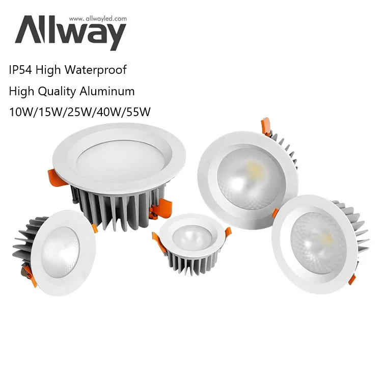 ALLWAY SKD High Brightness ndoor Waterproof IP54 Recessed Mounted 25 Watt LED Downlight Housing