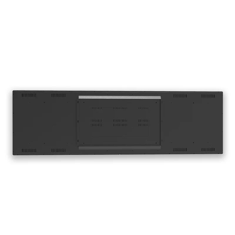 58.4 inch lcd advertising ultra narrow bezel video wall indoor portable digital signage with wheel