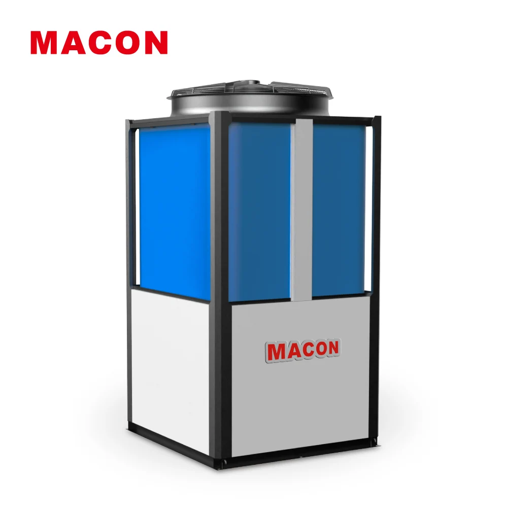MACON  36kw 45kw 75kw High Temperature Heat Pump R410a+r134 for Commercial Hotel Hospital and Big House CE A+++