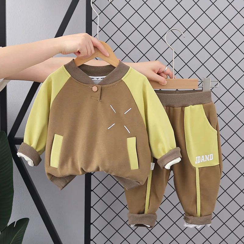 Wholesale Newborn Baby 2pcs Spring Autumn Costume Baby Boy Girl Clothes Set Good Quality Outfits Baby Clothing Gift Set