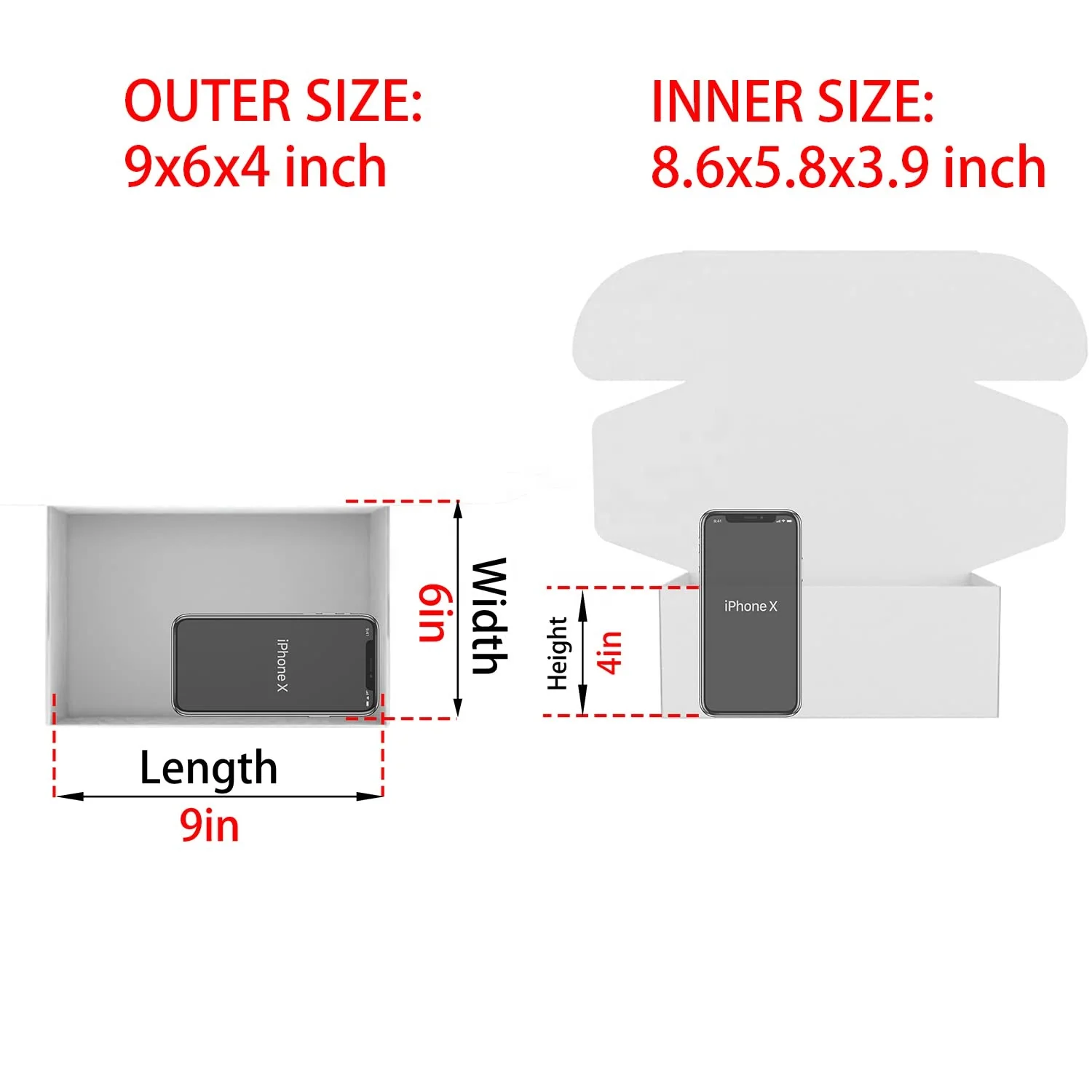 Custom new arrival fo simple elegant folding Corrugated Paper Luxury Storage Large Packing Mailer Box For Dress