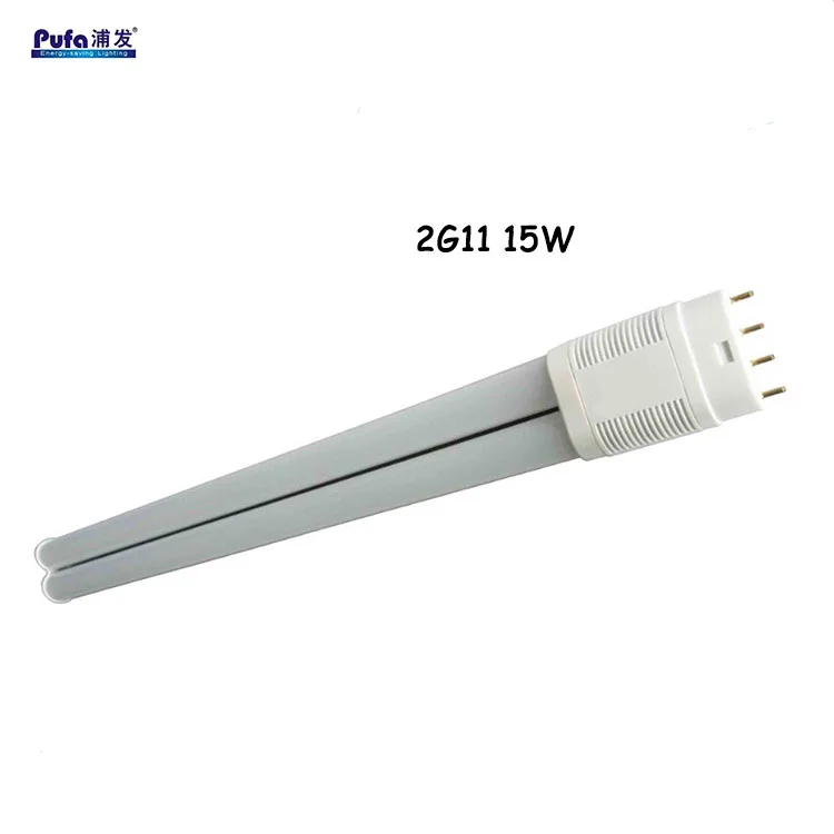 120lm/W high lumen 840/830 color temperature 415mm length 15W  4pin 2g11 base PL LED  tube