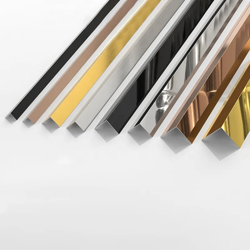 Background Wall Decoration Mirror Adhesive Mirror Wall Stainless Steel Sticker Gold Strips