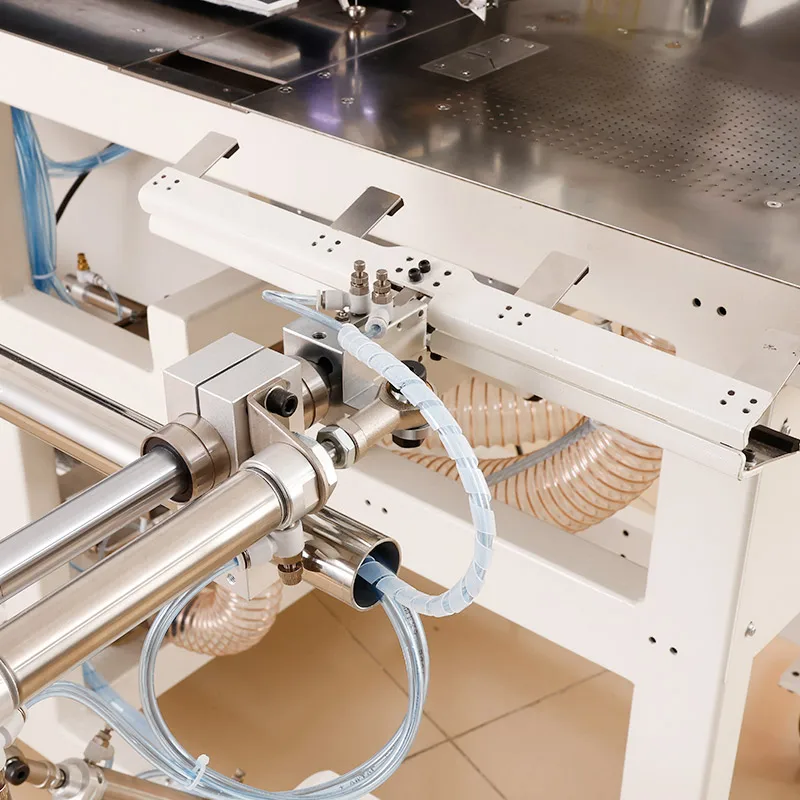 Factory direct sale wholesale advanced computerized automated polo shirt placket sewing machine