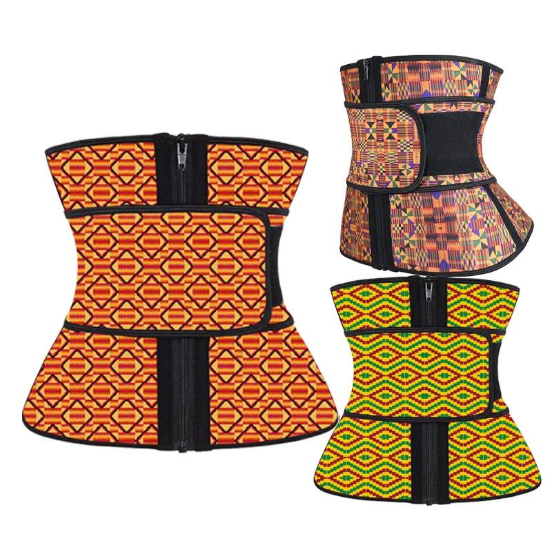 Качественный латексный корсет NANBIN Kente для талии, Женский корсет для талии