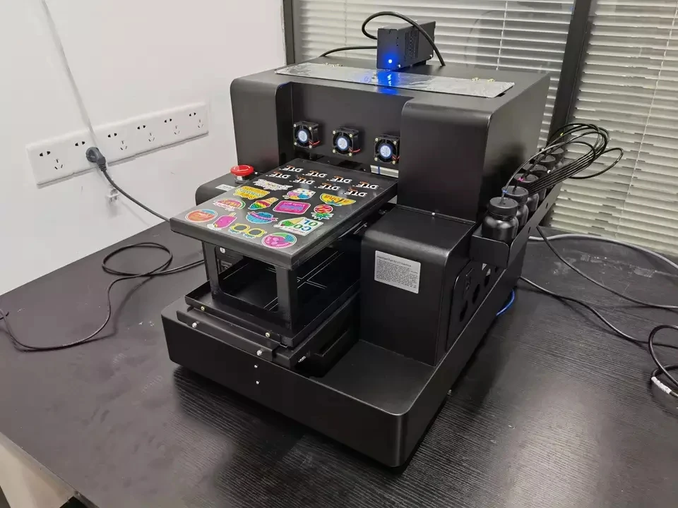 UV DTF Printer With Transfer PVC Film 3d Effect 50cm 30cm L805 Xp600 Print Head Roll To Roll UV DTF Printer Sticker DTF Printer