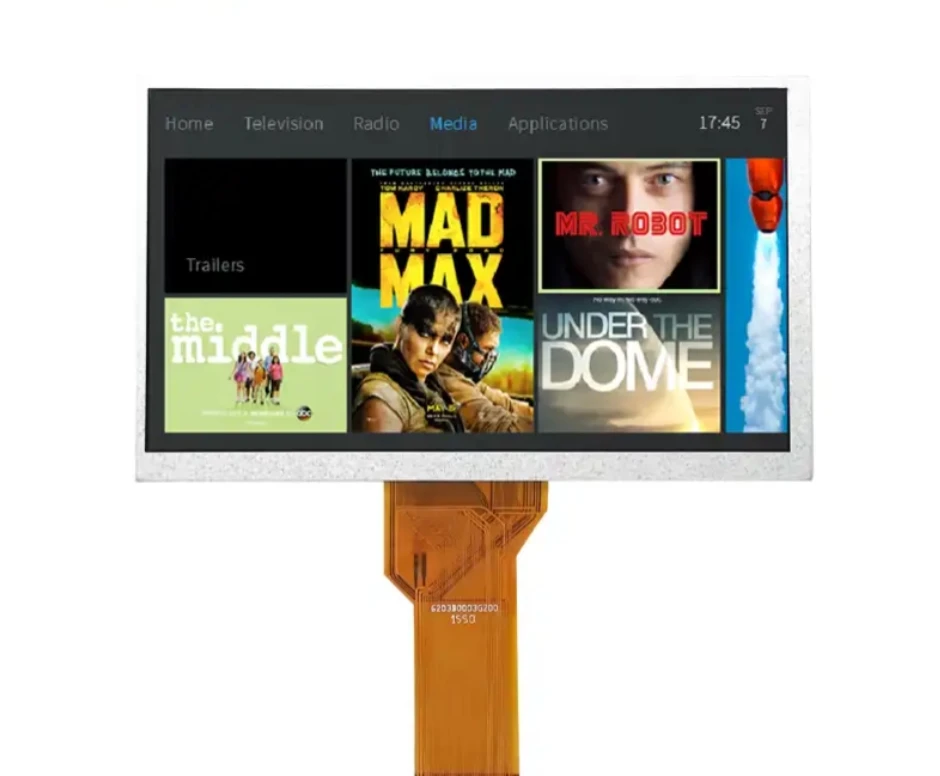 7-inch 800x480 RGB LCD TFT screen module, OEM display